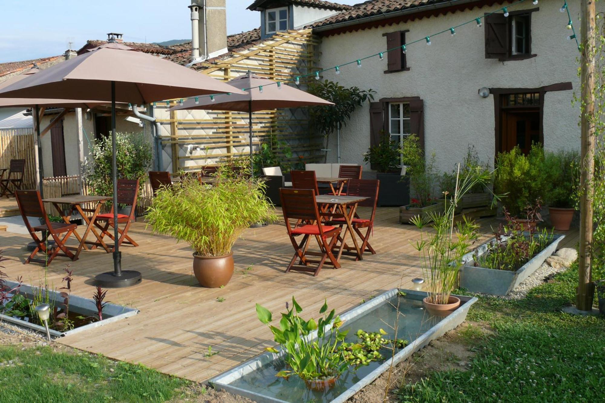 Logis Hotel Restaurant La Barguillere Saint-Pierre-de-Riviere Luaran gambar